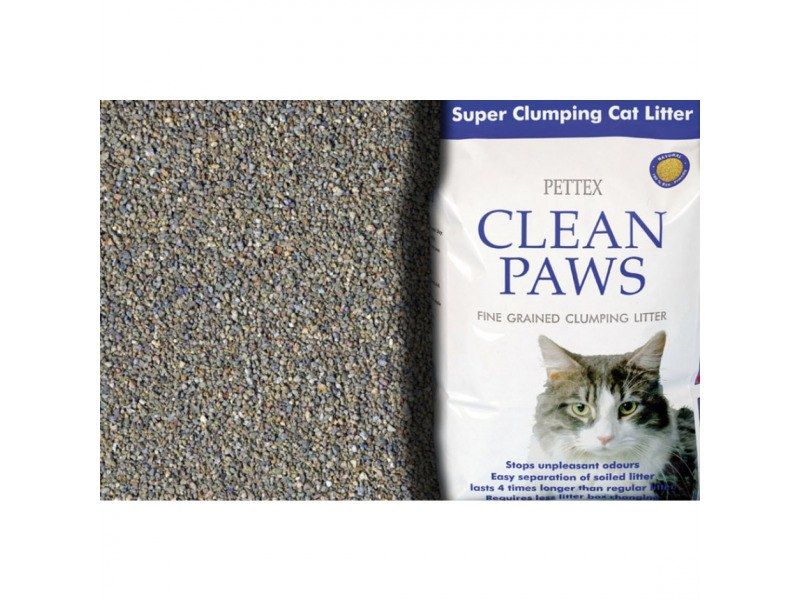 clean paws clumping cat litter